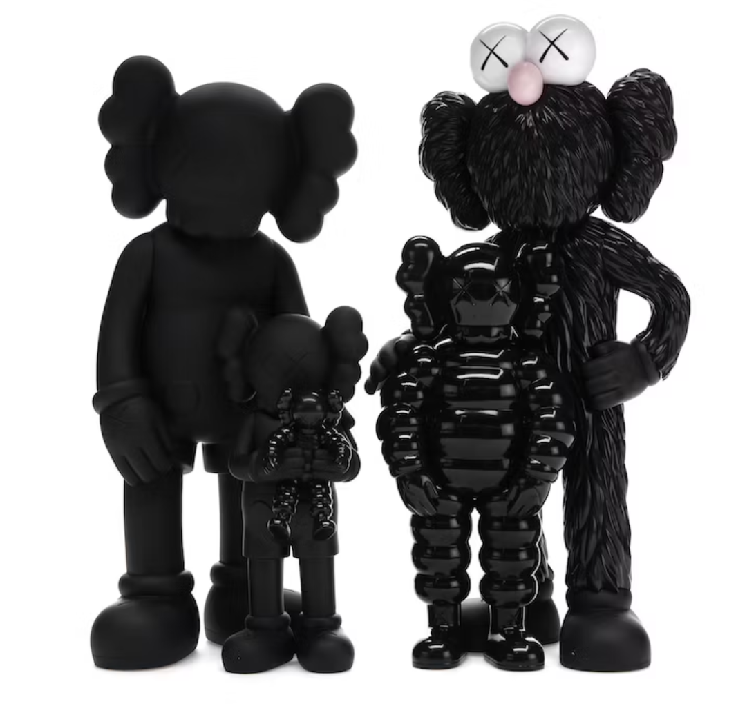 KAWS Family Vinyl Figures Black