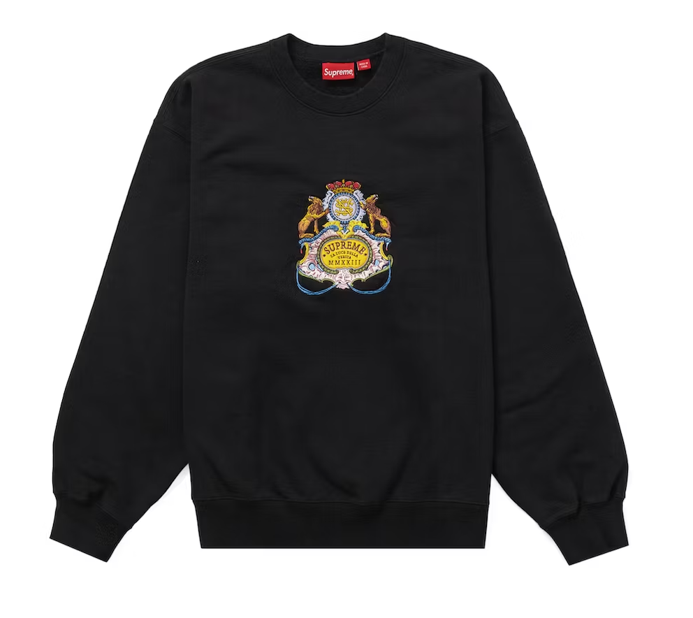 Supreme Crest Crewneck (FW24) - $148