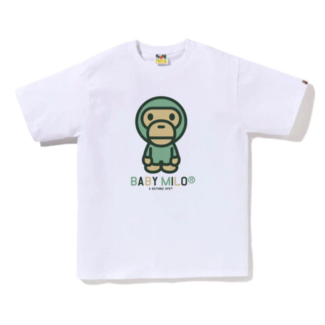 COLORS BABY MILO TEE WHITE – Doused