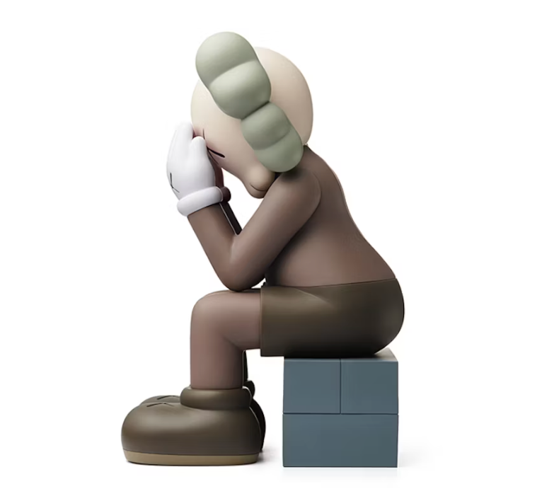 KAWS Passing Through Open Edition Vinyl Figure Brown