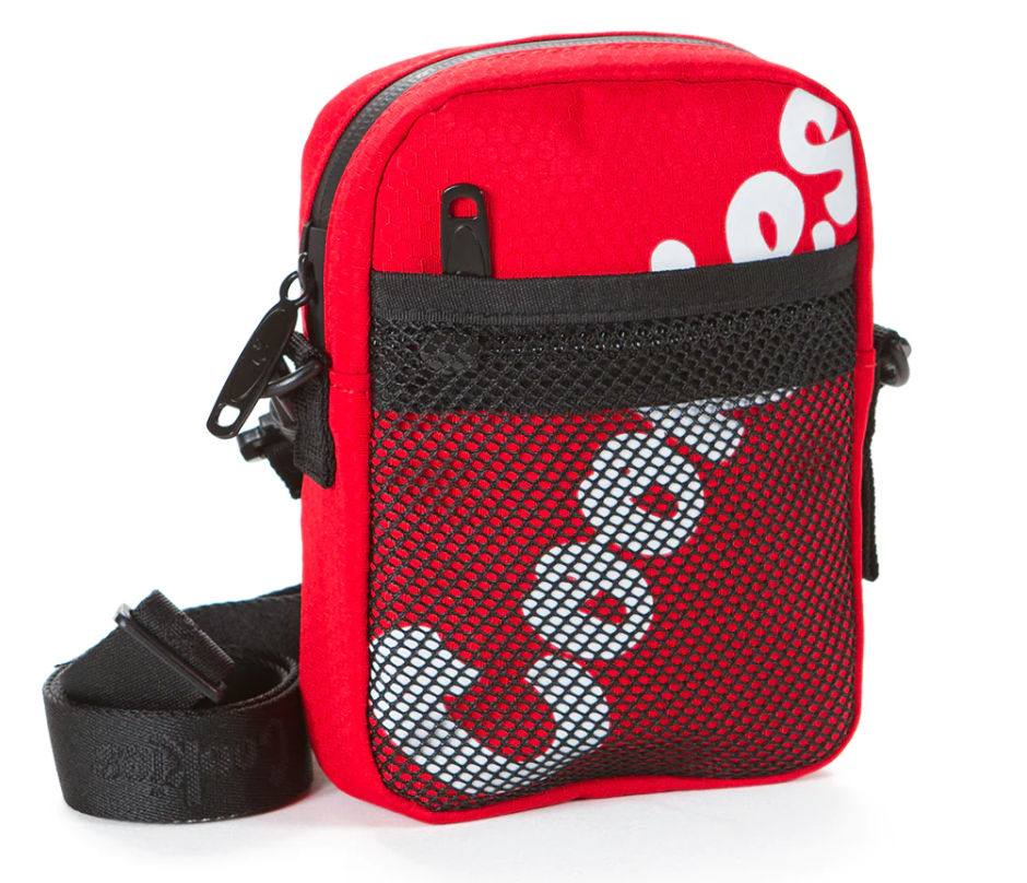 LAYERS SMELL PROOF HONEYCOMB NYLON SHOULDER BAG