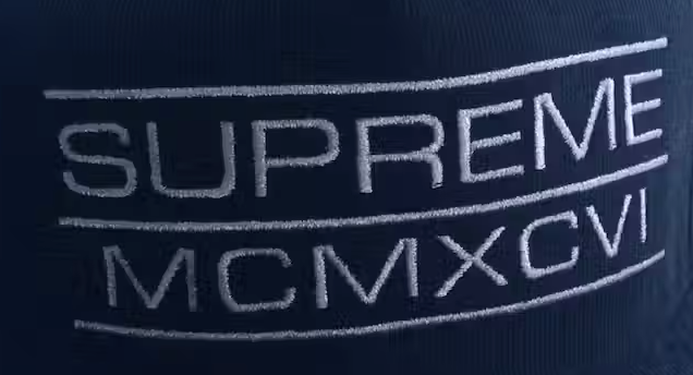 Supreme MCMXCVI Blue Corduroy Snapback