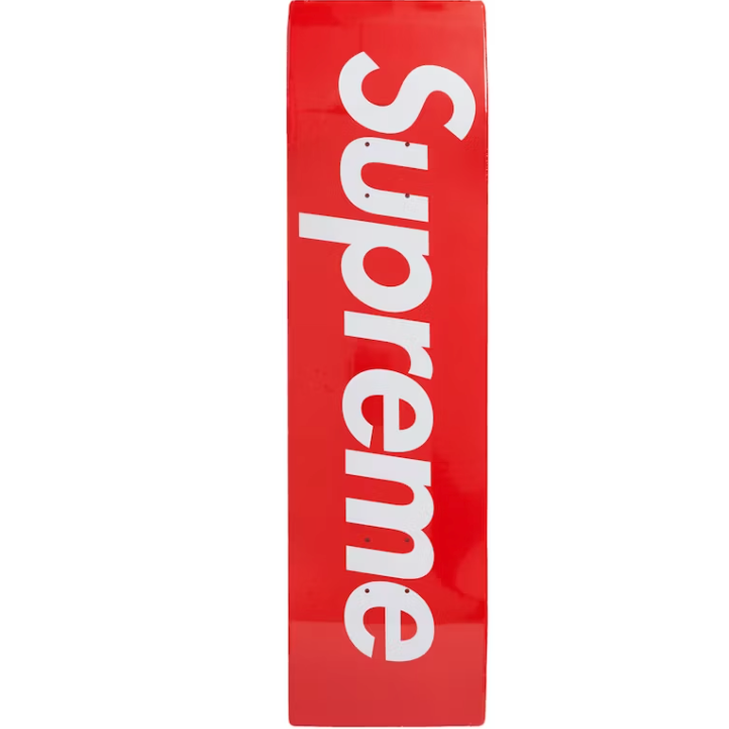 Supreme Uncut Box Logo Skateboard Deck Red