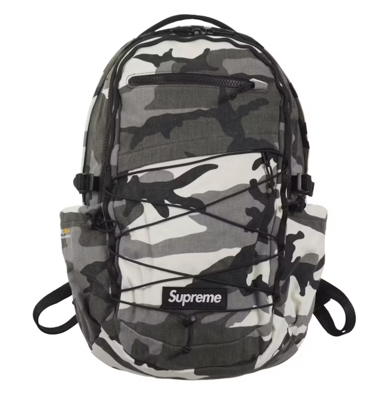 Supreme Logo Backpack (SS25) Snow Camo
