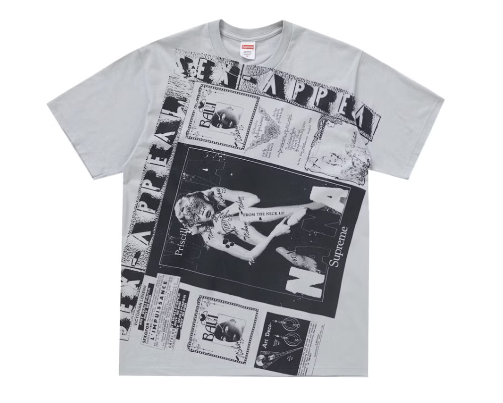 Supreme Collage Tee Cement