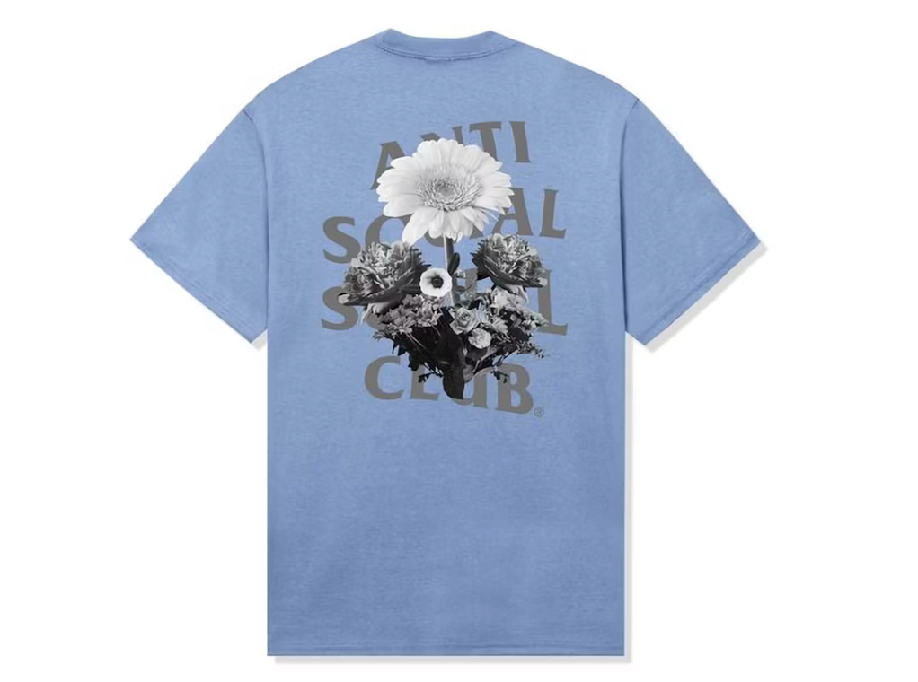 Anti Social Social Club Ghost Of You And Me Tee Blue