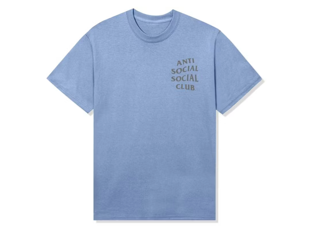 Anti Social Social Club Ghost Of You And Me Tee Blue
