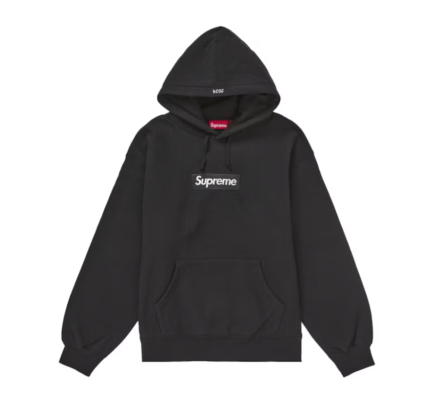 Supreme Box Logo Hooded Sweatshirt Sweatshirt (FW24) Black PRE OWNED