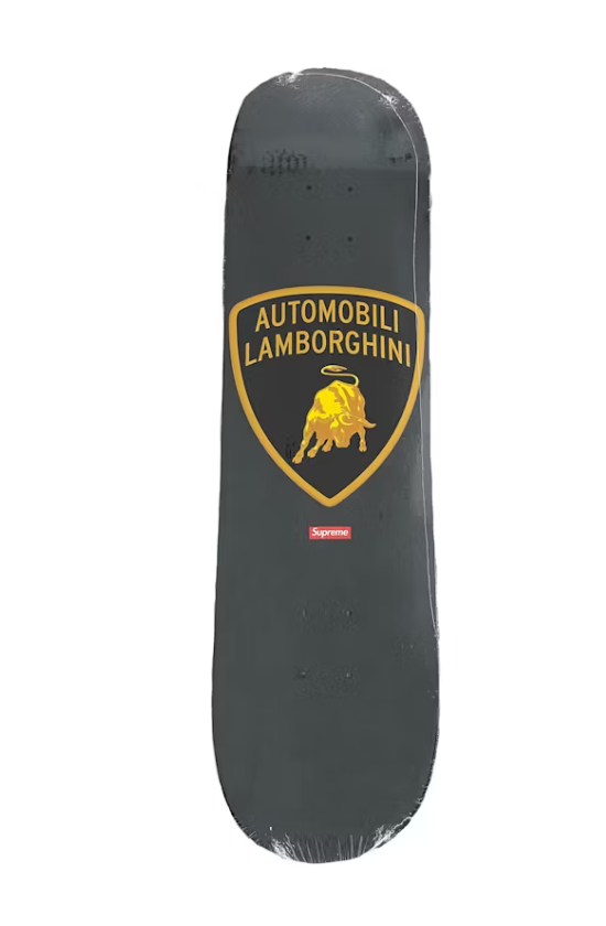 Supreme Automobili Lamborghini Skateboard Deck Black