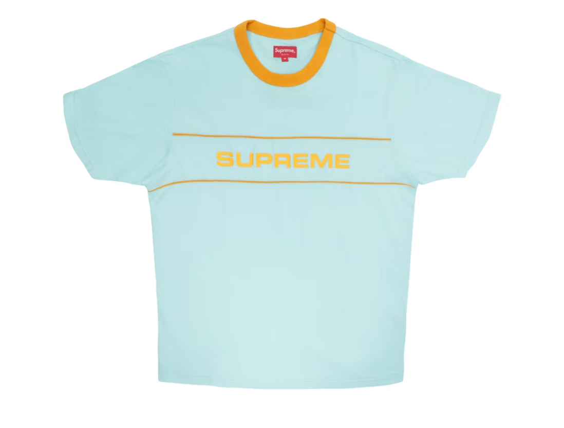 Supreme Team Ringer Tee Light Blue