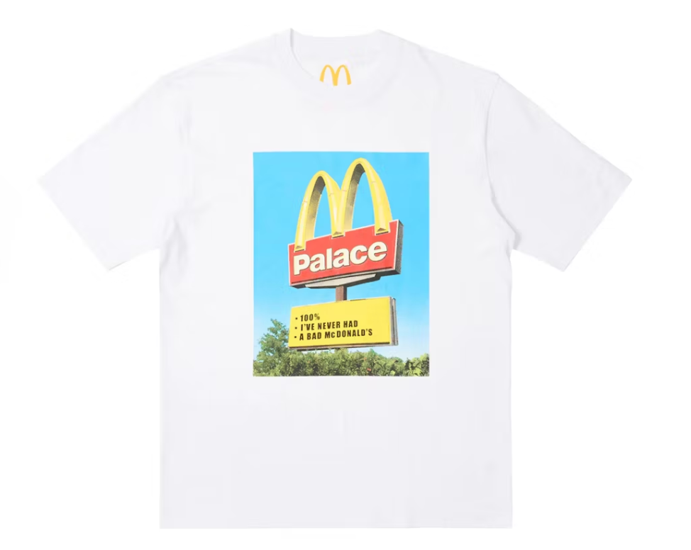 Palace x McDonald's Sign T-shirt White