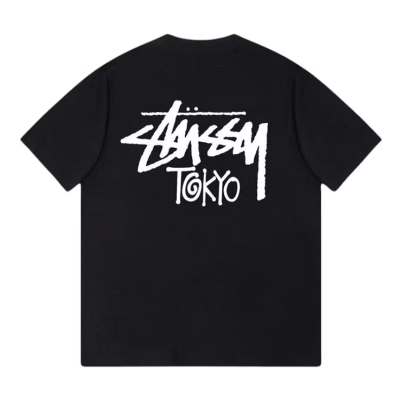 Stussy Stock Tokyo Tee Black – Doused Stussy Stock Tokyo Tee Black – Doused