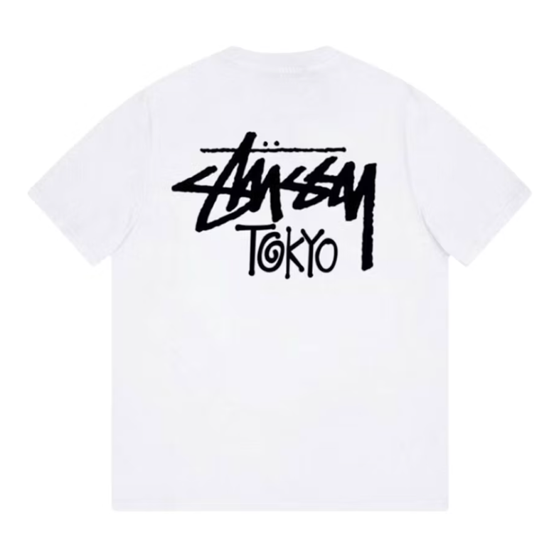Stussy Stock Tokyo Tee White – Doused