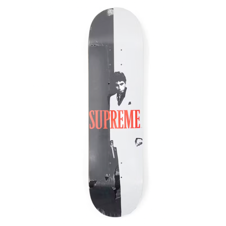 Supreme Scarface Split Skateboard Deck Multi