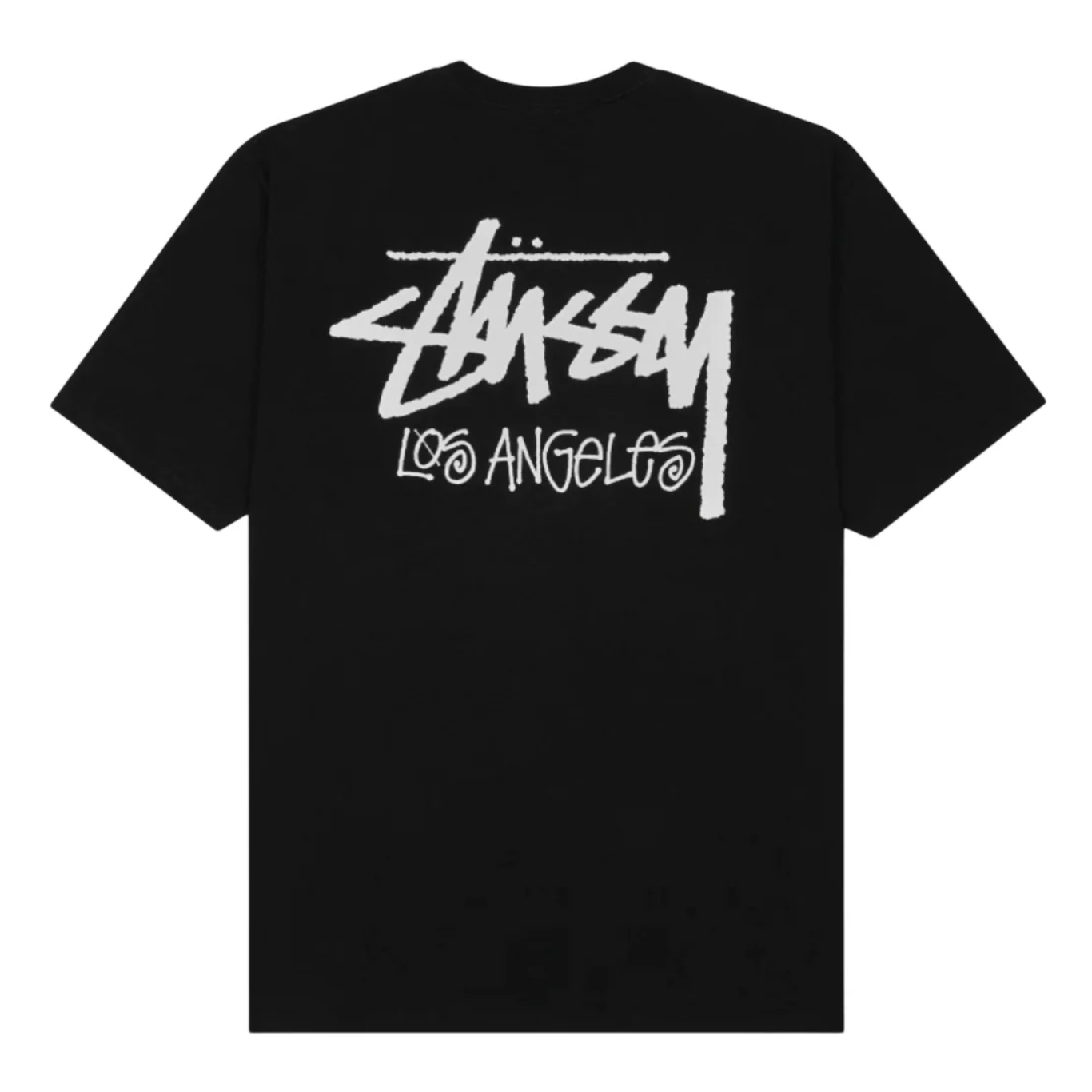 Stussy Los Angeles Black Tee – Doused
