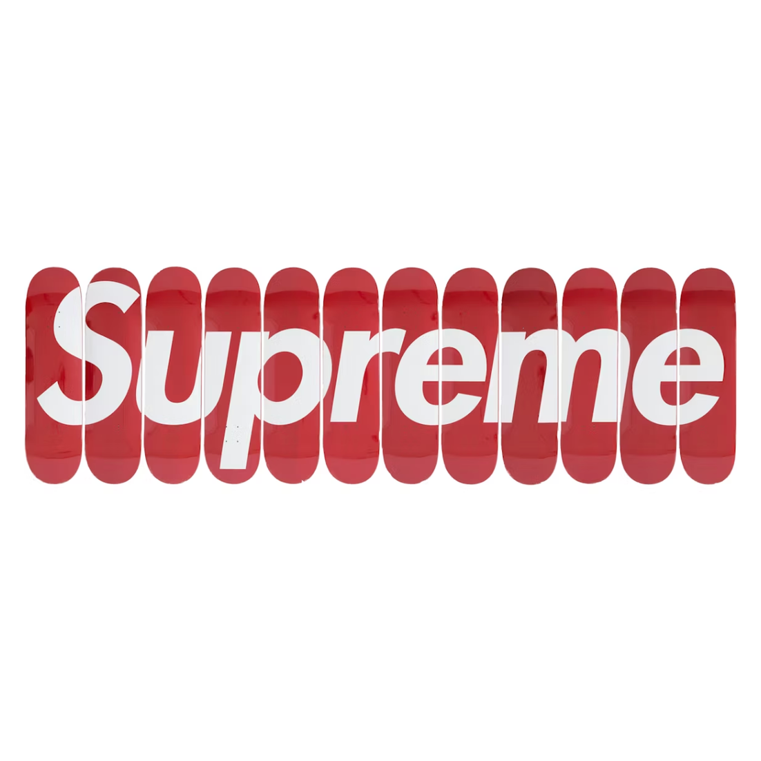 Supreme box logo skateboard deck デッキ Supreme Box Logo Skateboard Deck Set Red – Doused