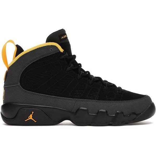 black university gold jordan 9