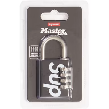 Supreme Masterlock Numeric Lock Black