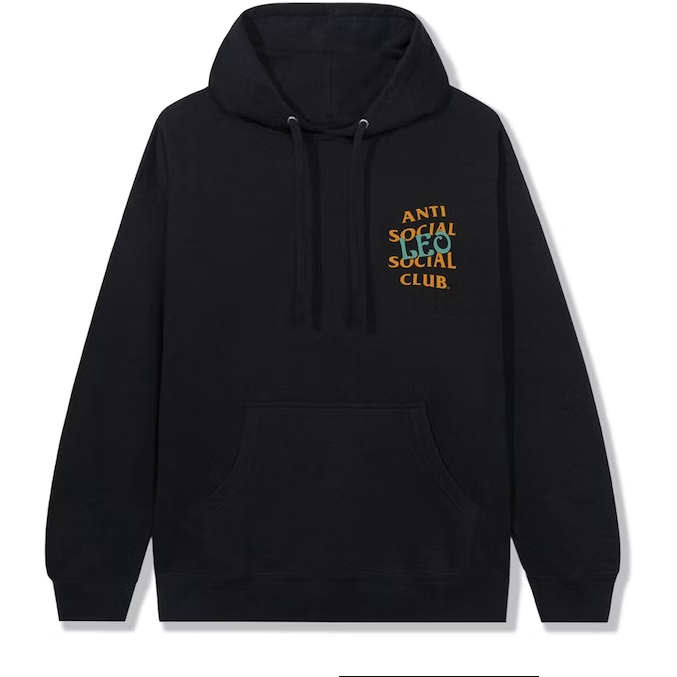 Anti Social Social Club Leo Hoodie Black