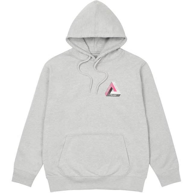 Palace Tri-Dart Hood Grey Marl