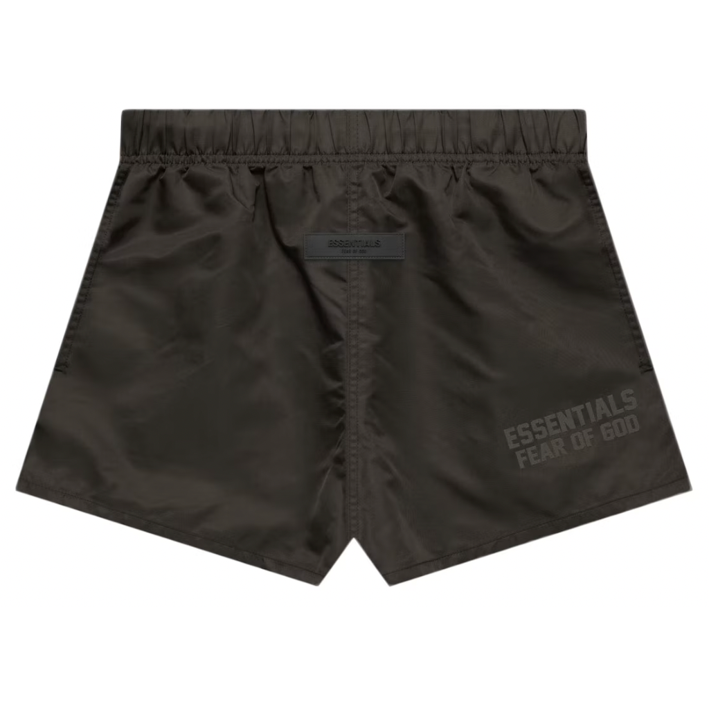 Fear of God Essentials Nylon Running Shorts Off Black