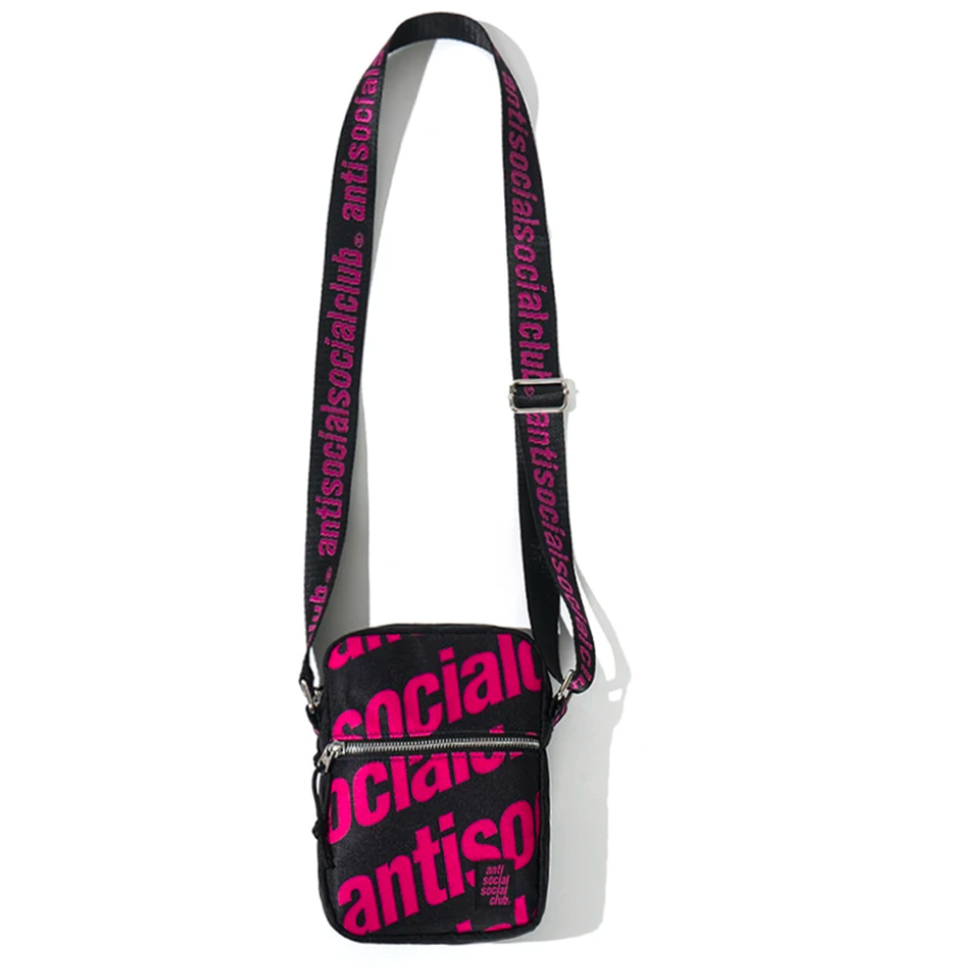 Anti social social club pink side bag deals