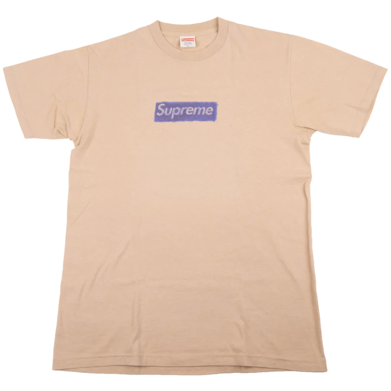 Supreme Tan Molodkin Box Logo Tee Doused