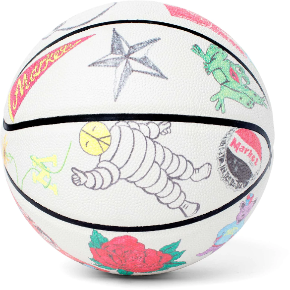 Varsity Hand-Drawn Basketball