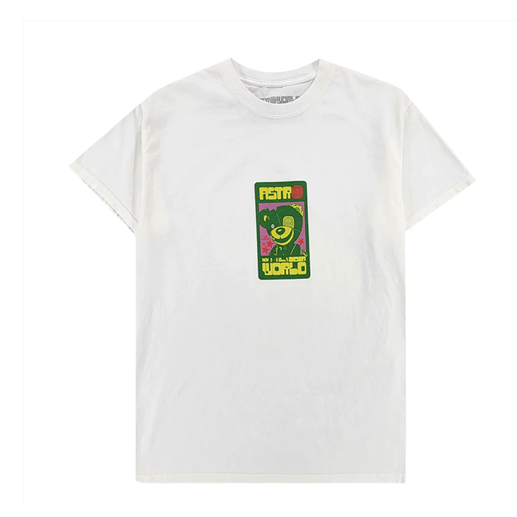 Travis Scott Astroworld Festival 2021 Scare Bear II Tee White