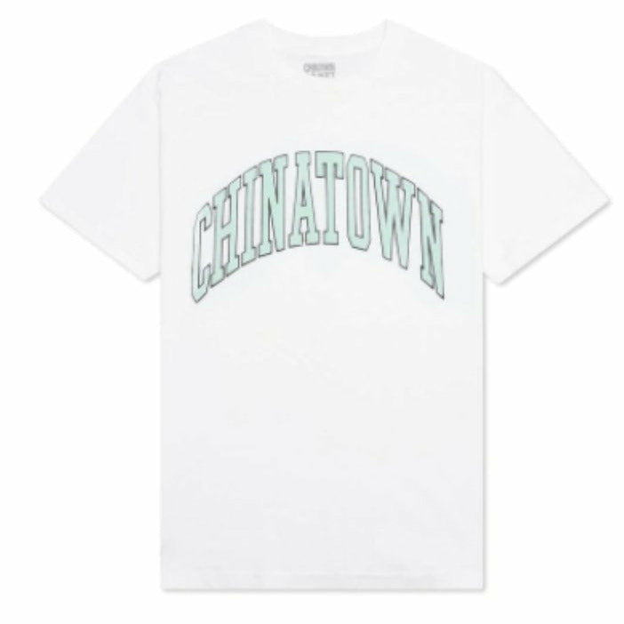CHINATOWN SEAFOAM PUFF ARC TEE - Dousedshop