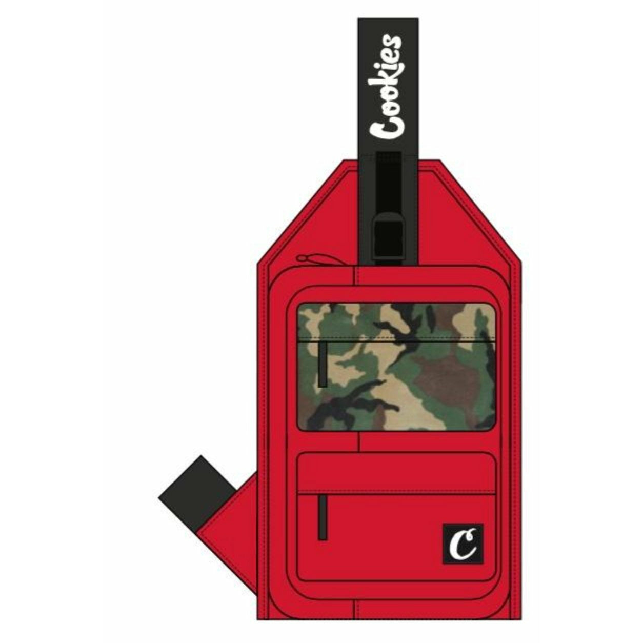 COOKIES SMELL PROOF "RACK PACK" RED - Dousedshop