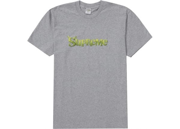 Supreme Shrek Tee Heather Grey – Dousedshop