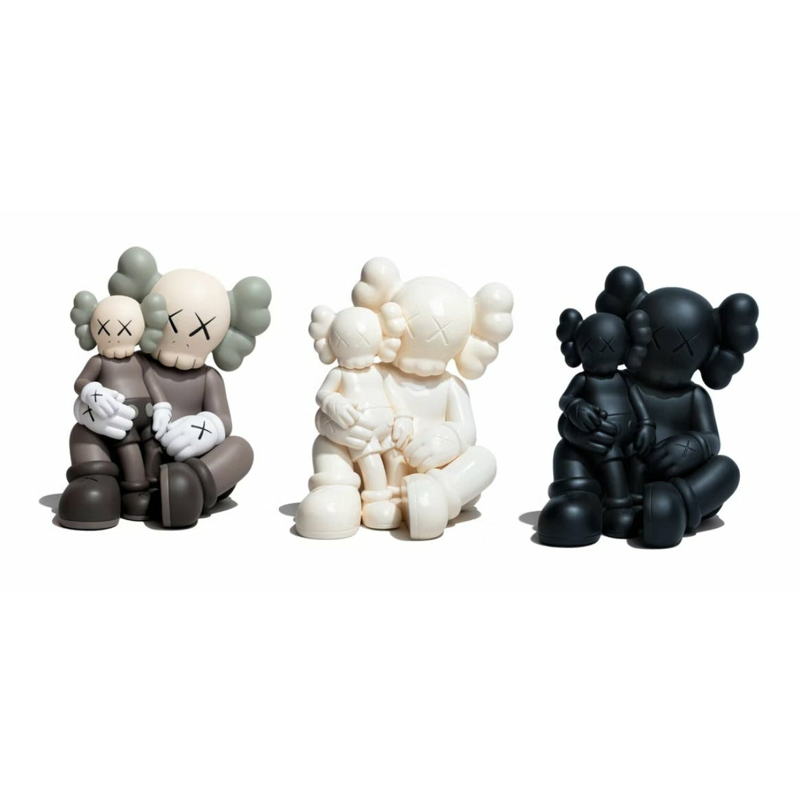 KAWS Holiday Changbai Mountain Vinyl Figure Set Brown/Snowy White/Black - Dousedshop