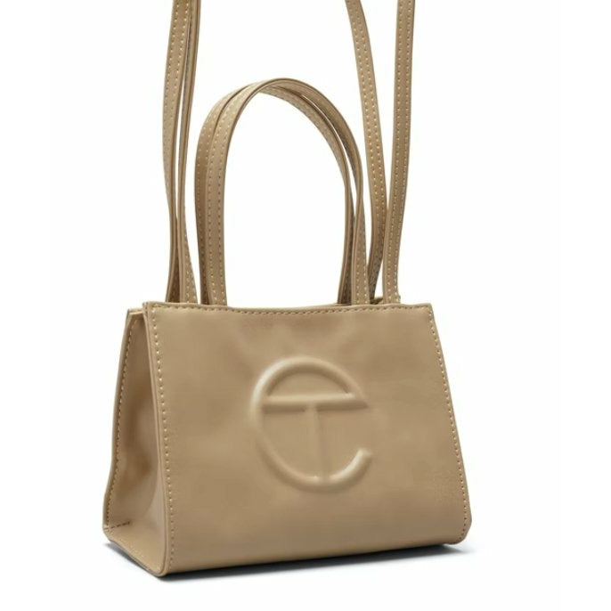 Telfar Shopping Bag Small Cream - Dousedshop