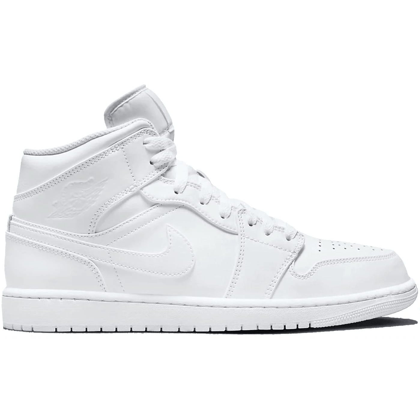 Jordan 1 Mid Triple White (2022)