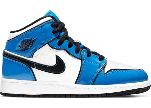 Jordan 1 Mid Signal Blue (GS)