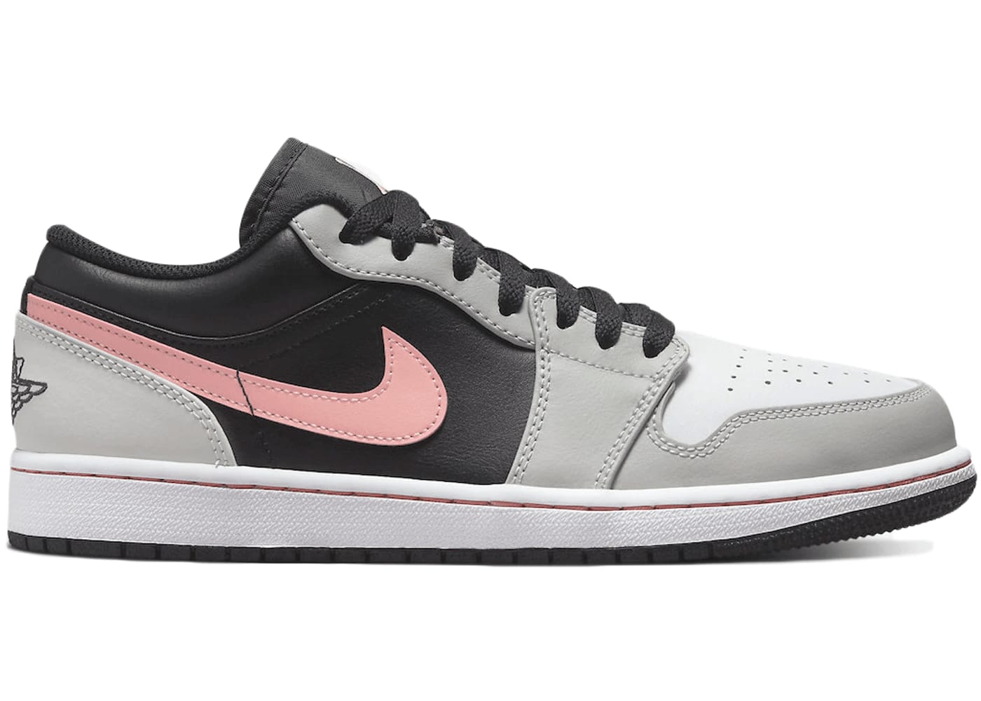 Jordan 1 Low Black Grey Pink