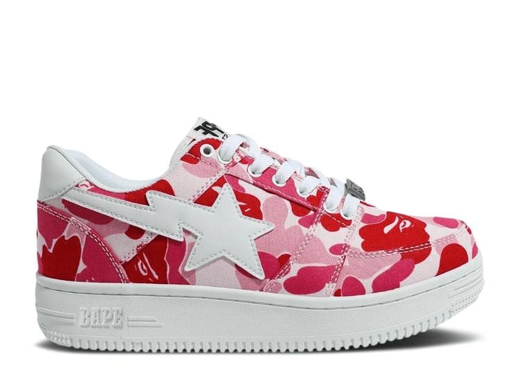 A Bathing Ape Bape Sta Low ABC Camo 20th Anniversary Pink