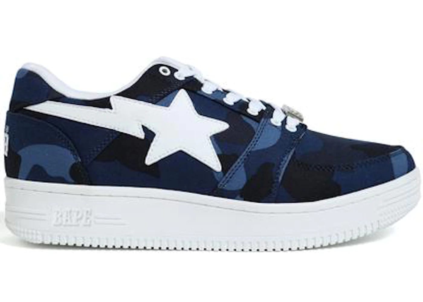 A Bathing Ape Bape Sta Low Color Camo Navy