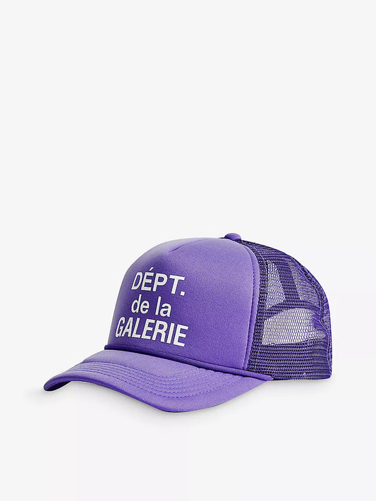 GALLERY DEPT Logo-print five-panel mesh trucker cap purple