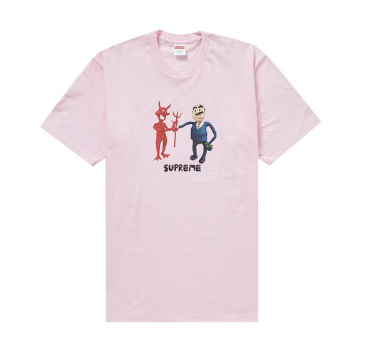 Supreme Business Tee Light Pink