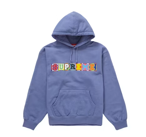 Supreme Beaded Hooded Sweatshirt (SS23) Light Purple