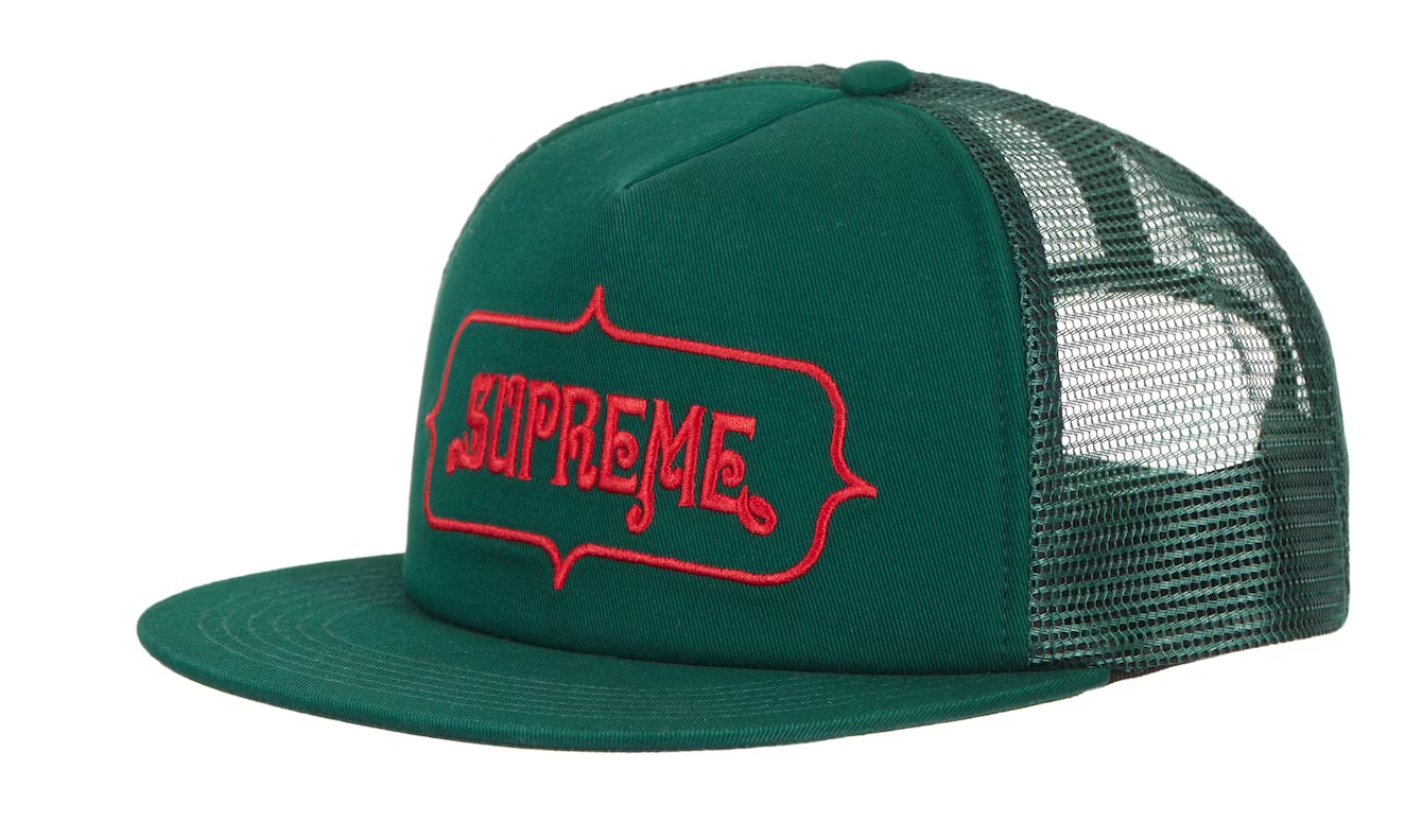 Supreme Highest Mesh Back 5-Panel Green