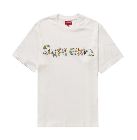 Supreme Animal Kingdom S/S Top White