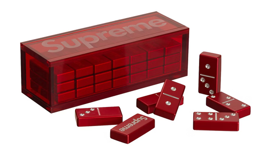 Supreme Aluminum Domino Set Red