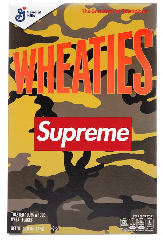 Supreme Wheaties Cereal Box Orange Camo (Not Fit For Human Consumption)