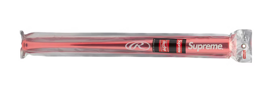 Supreme Rawlings Chrome Maple Wood Baseball Bat