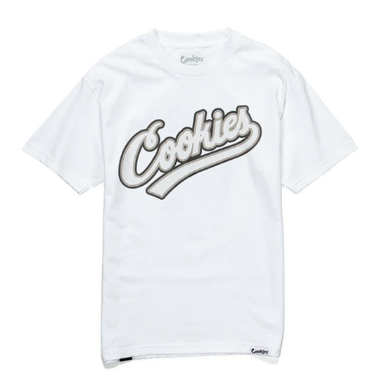 COOKIES PUTTIN IN WORK LOGO TEE -WHITE/TAN