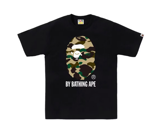 BAPE 1st Camo By Bathing Ape Tee Black/Yellow