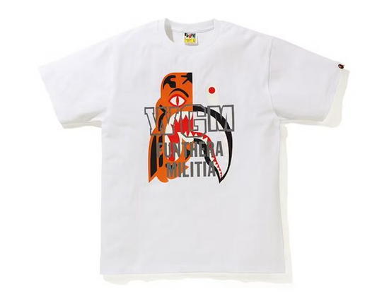 BAPE Tiger Shark Tee White